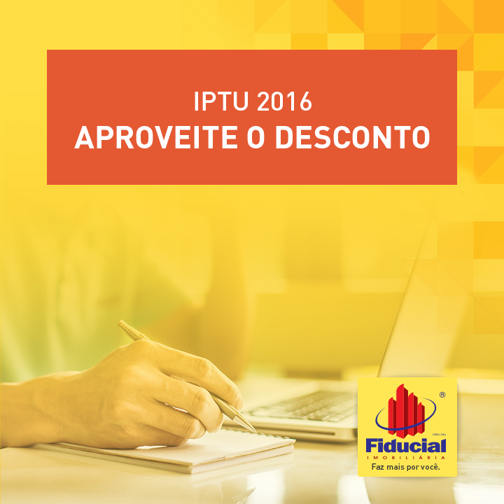 Aproveite descontos no IPTU 2016