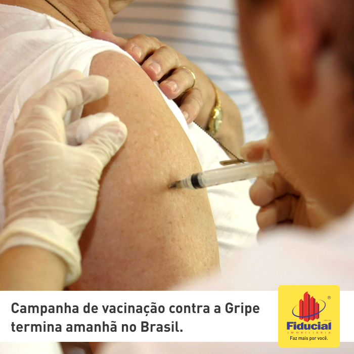 Campanha de vacinação contra a Gripe termina amanhã no Brasil.