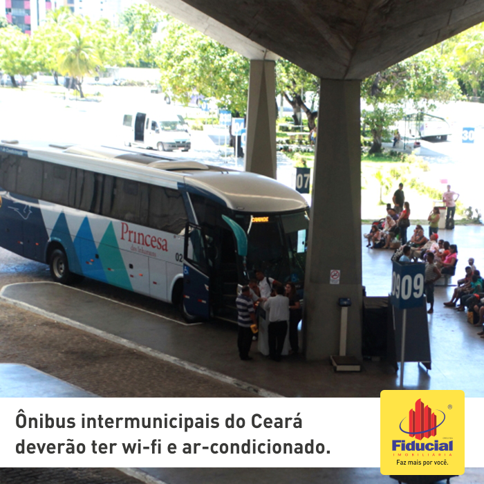 Ônibus intermunicipais do Ceará deverão ter wi-fi e ar-condicionado