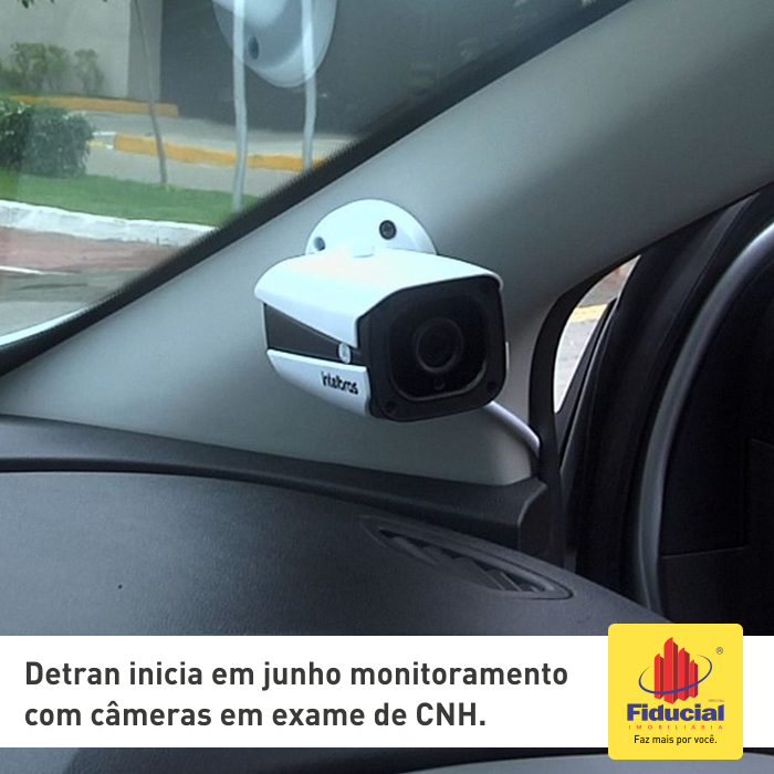 Detran inicia em junho monitoramento com câmeras em exame de CNH