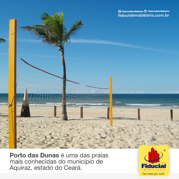 Porto das Dunas é uma das praias mais conhecidas do município de Aquiraz, estado do Ceará.