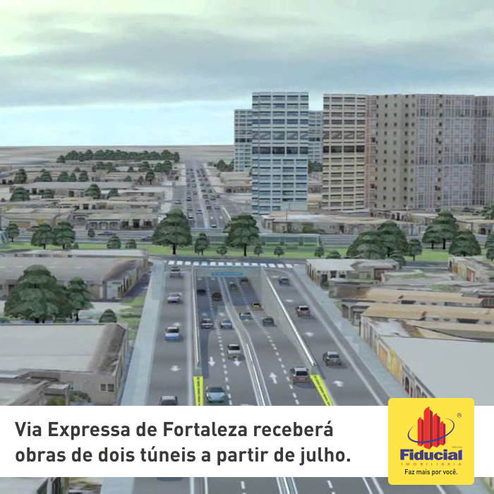 Via Expressa de Fortaleza receberá obras de dois túneis a partir de julho