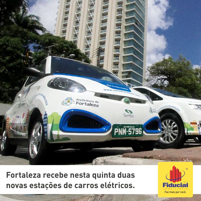 Fortaleza recebe nesta quinta duas novas estações de carros elétricos